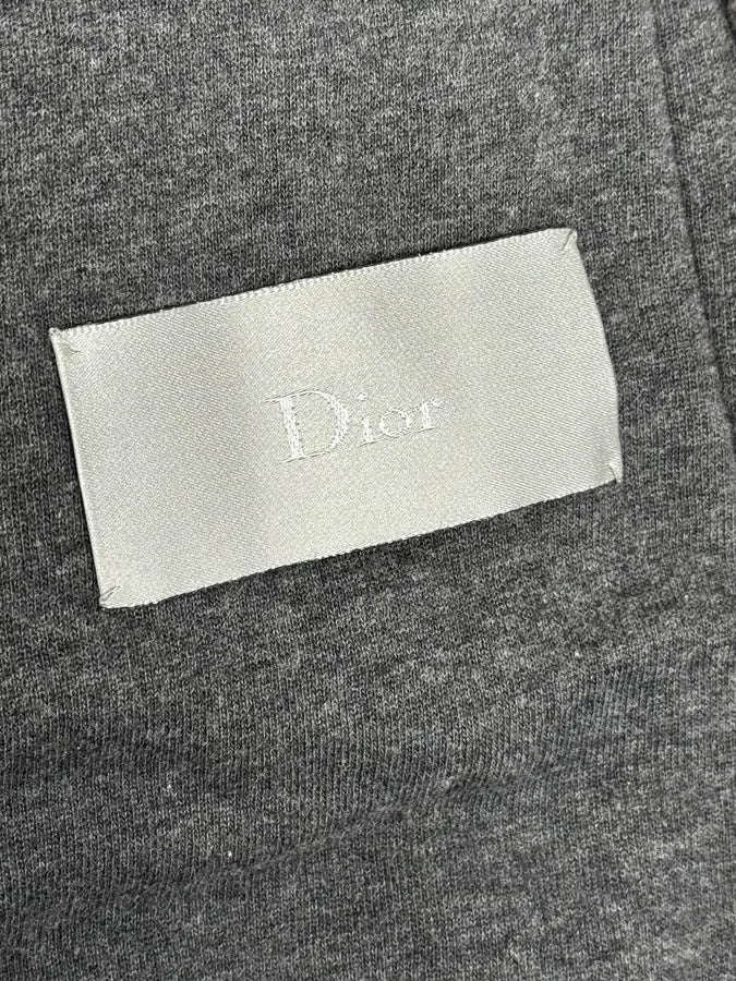 2010s Dior Grey Hybrid Hooded Bomber Jacket by Kris Van Assche - Image 10