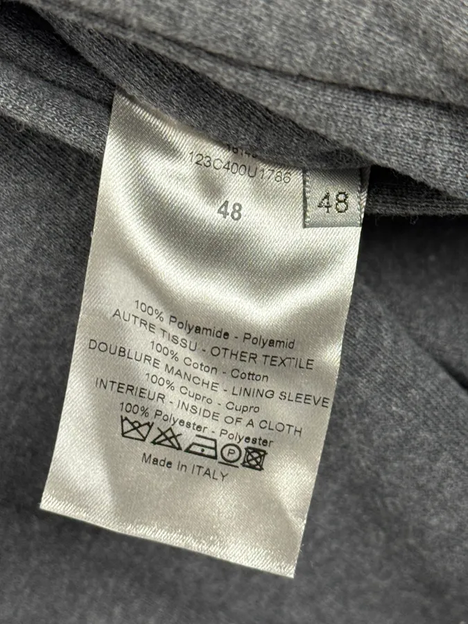 2010s Dior Grey Hybrid Hooded Bomber Jacket by Kris Van Assche - Image 11