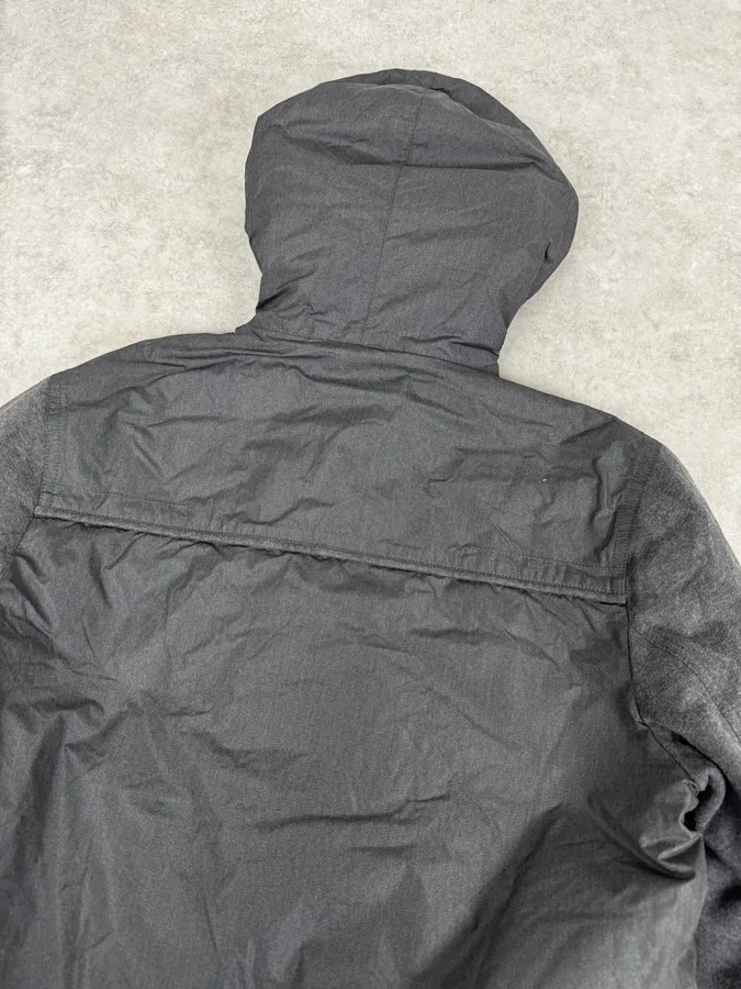 2010s Dior Grey Hybrid Hooded Bomber Jacket by Kris Van Assche - Image 6