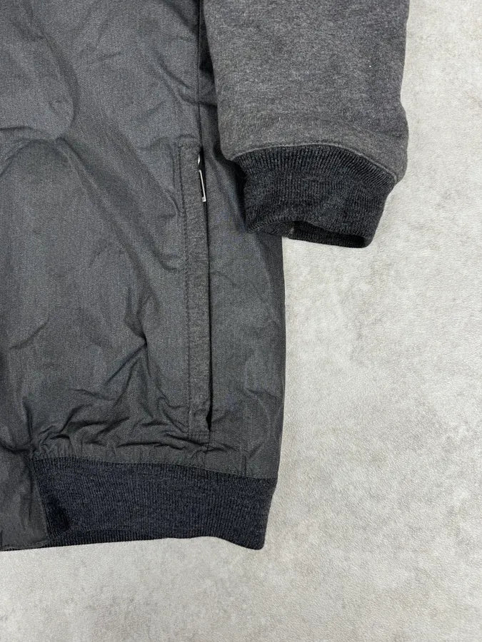 2010s Dior Grey Hybrid Hooded Bomber Jacket by Kris Van Assche - Image 8