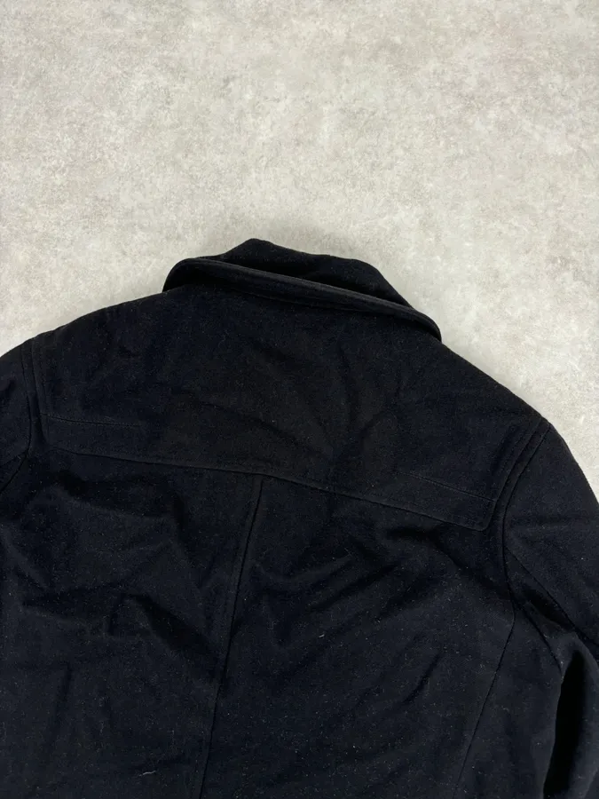 2010s Dior Homme Black Wool Double-Breasted Caban Jacket - Image 6