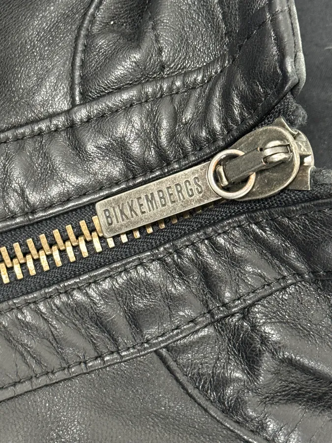 2010s Dirk Bikkembergs Black Hybrid Leather Biker Jacket - Image 10
