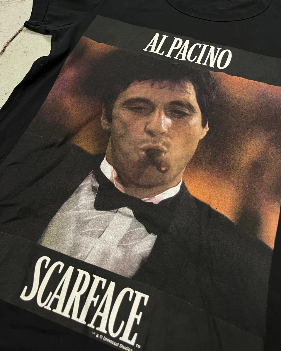 2010s Dolce & Gabbana Black Al Pacino Graphic T-Shirt - Image 5