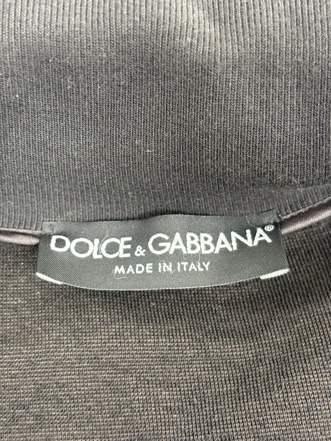 2010s Dolce & Gabbana Black Classic Zip-up Hoodie - Image 12
