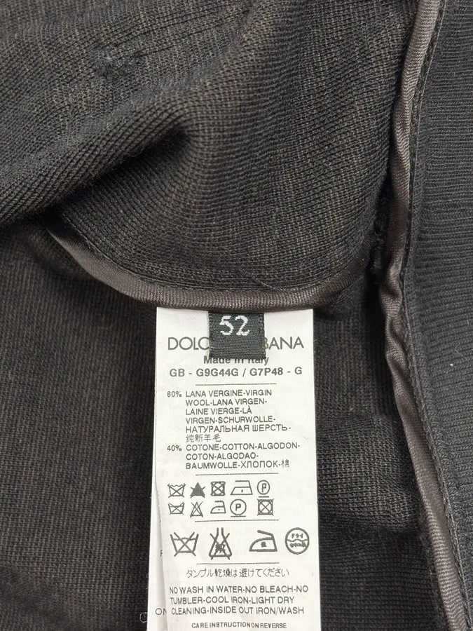 2010s Dolce & Gabbana Black Classic Zip-up Hoodie - Image 13
