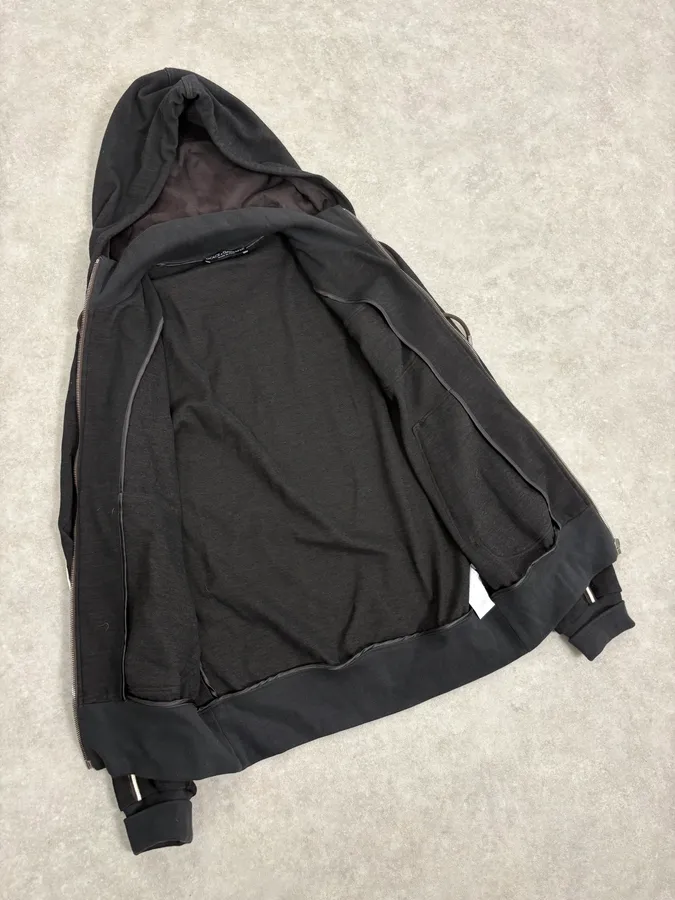 2010s Dolce & Gabbana Black Classic Zip-up Hoodie - Image 7