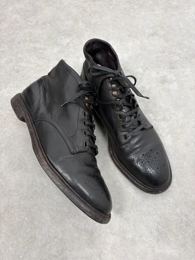 2010s Dolce & Gabbana Black Leather Boots - Image 5