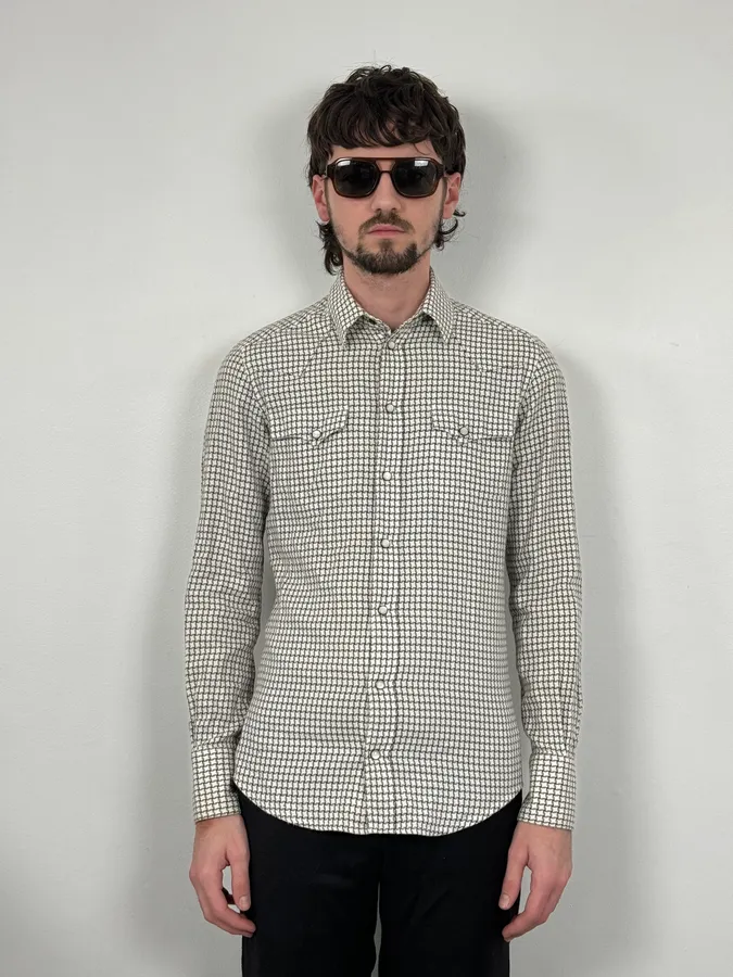 2010s Dolce & Gabbana Black & White Sicilian Premium Shirt - Image 2