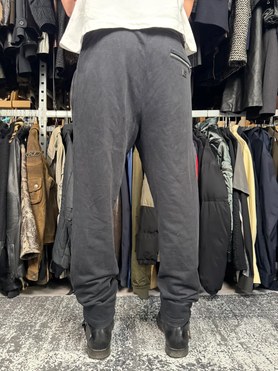 2010s Dolce & Gabbana Black Zip Jogger Pants - Image 4