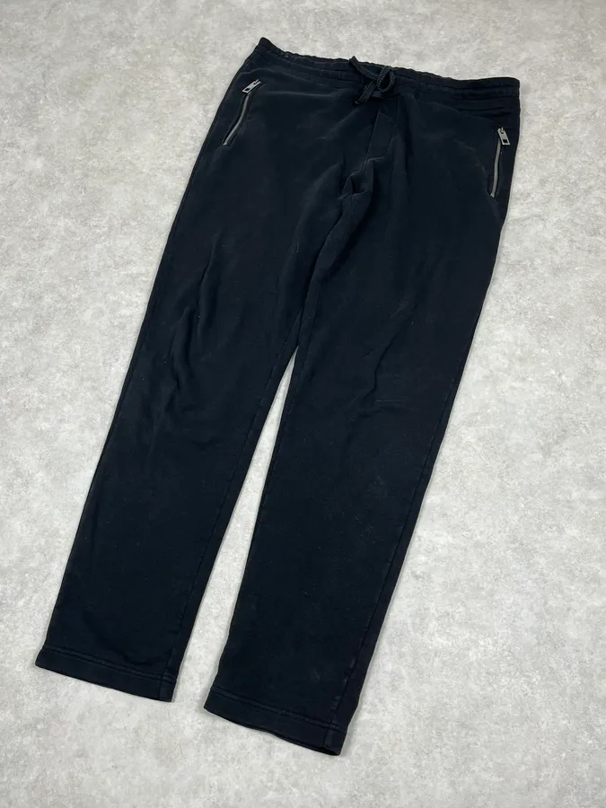 2010s Dolce & Gabbana Black Zip Jogger Pants - Image 5