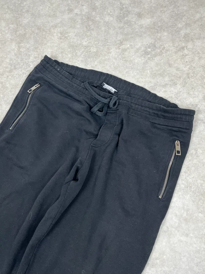 2010s Dolce & Gabbana Black Zip Jogger Pants - Image 6