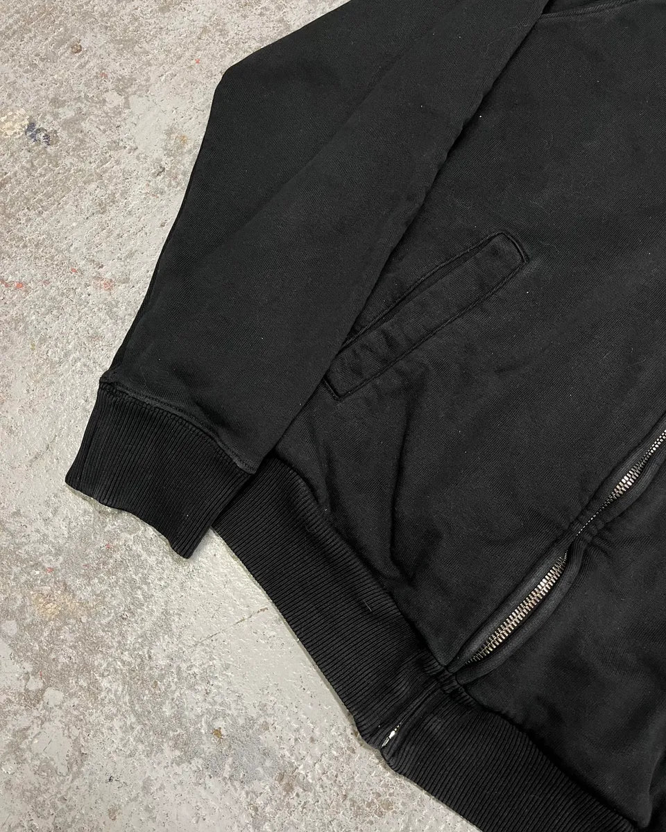 2010s Dolce & Gabbana Black Zip Up Minimalist Sweater - Image 6