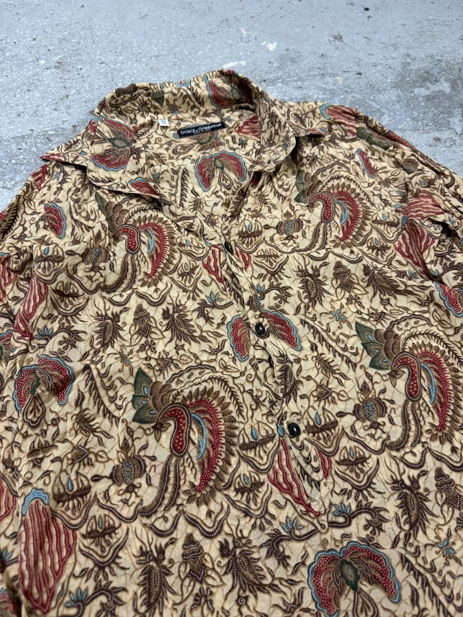 2010s Dolce & Gabbana Dragon World Evasive Henley Shirt - Image 9