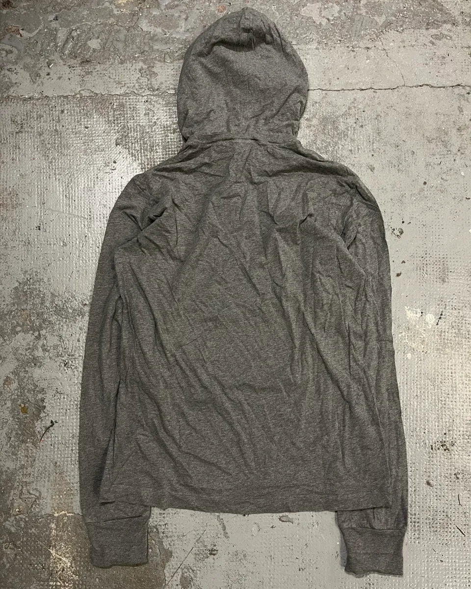 2010s Dolce & Gabbana Grey Muhammad Ali Graphic Hoodie T-Shirt - Image 8