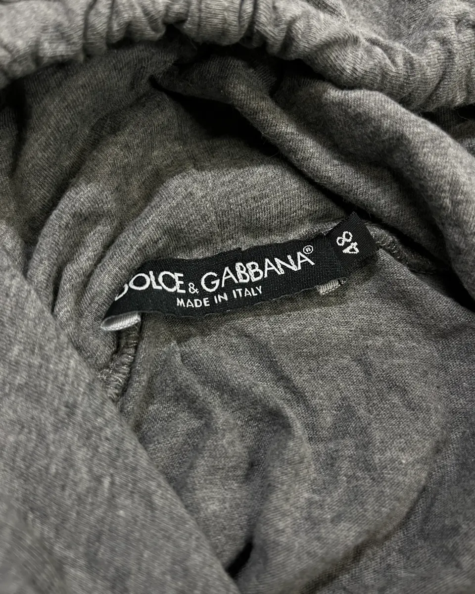 2010s Dolce & Gabbana Grey Muhammad Ali Graphic Hoodie T-Shirt - Image 9