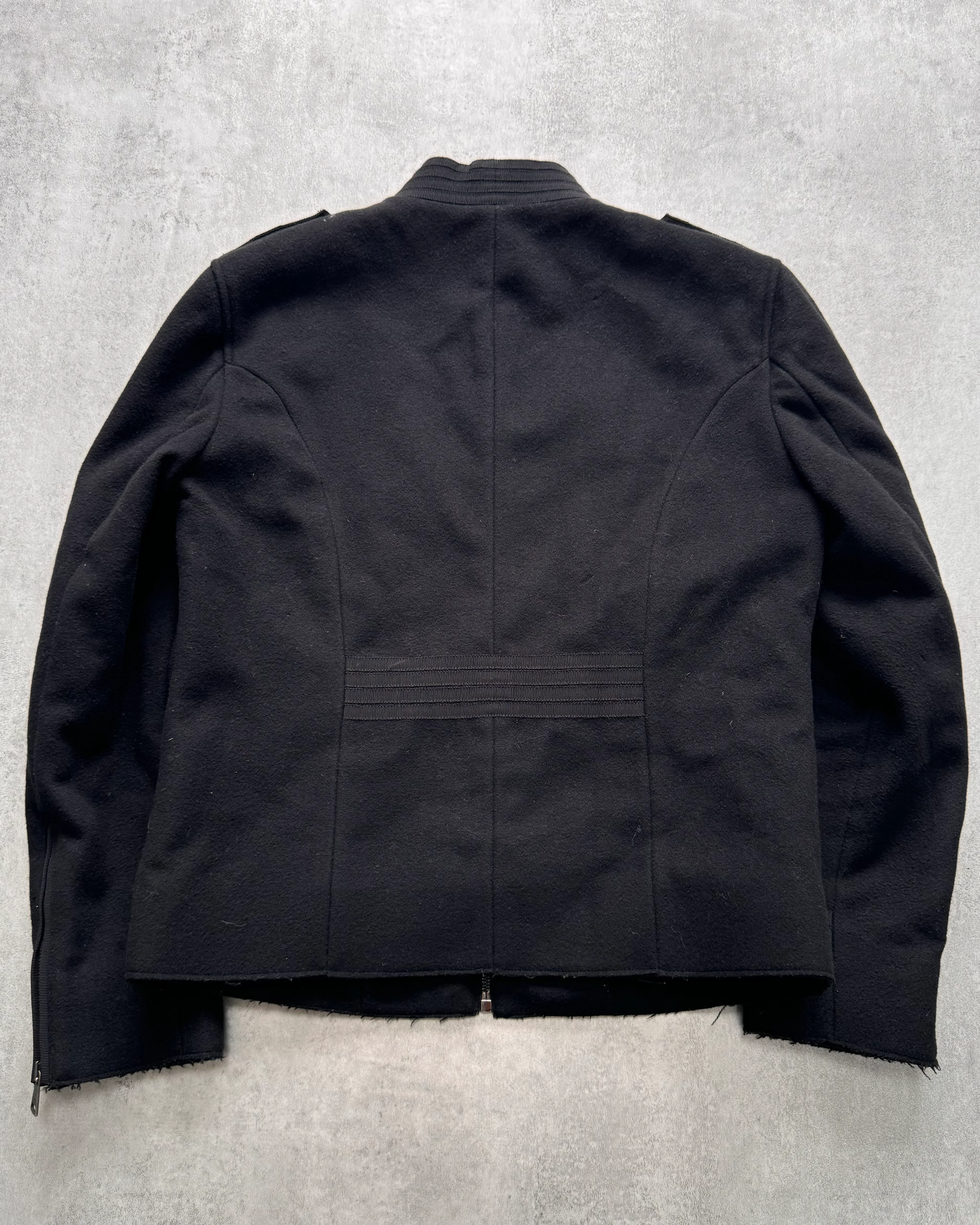2010s Dolce & Gabbana Sailor Black Jacket - Image 6
