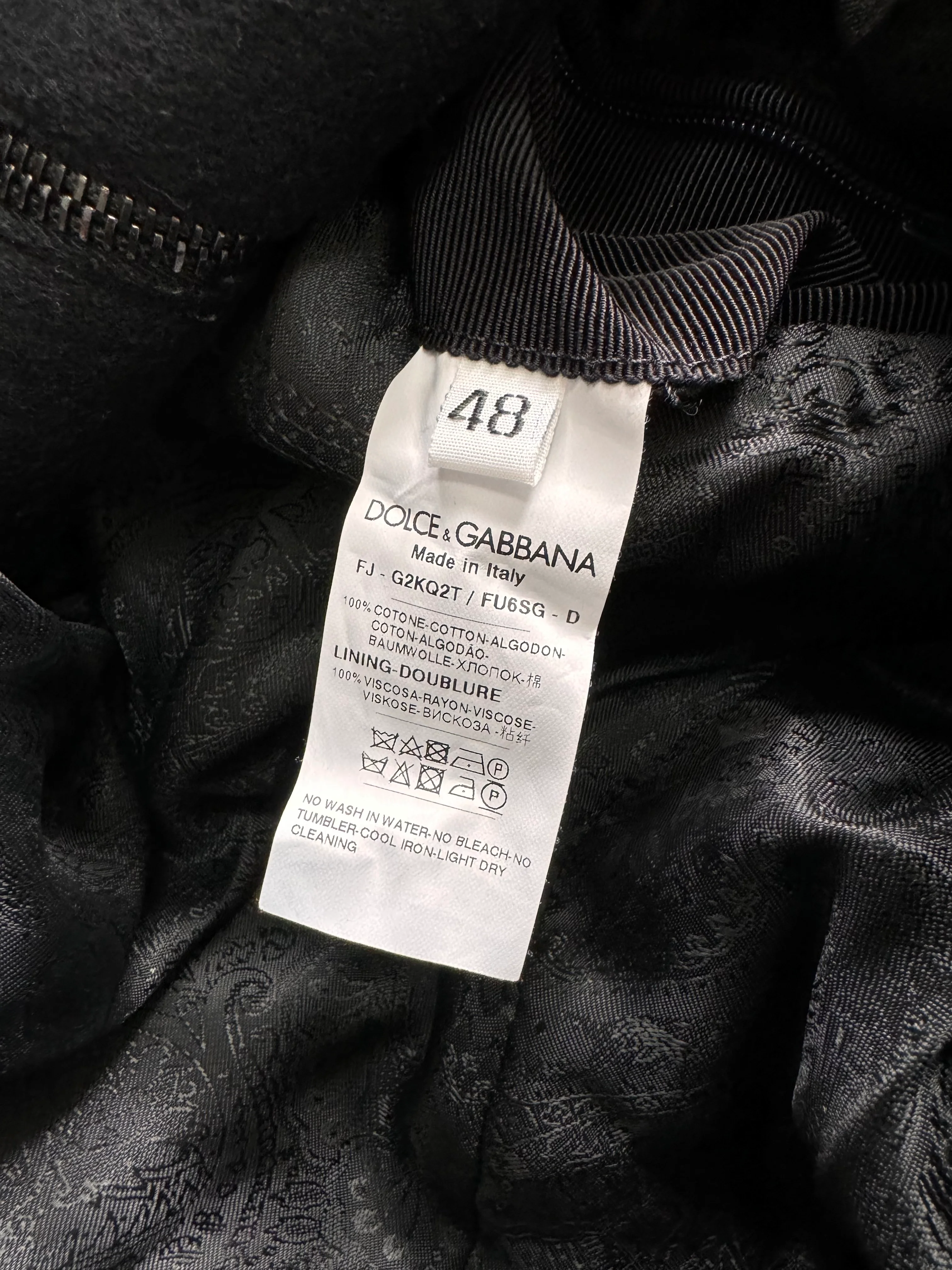 2010s Dolce & Gabbana Sailor Black Jacket - Image 7
