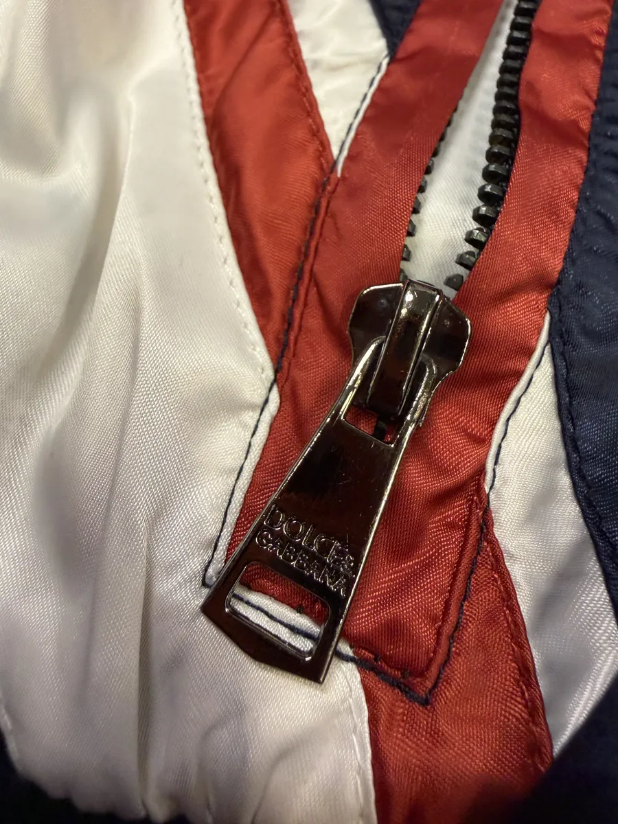 2010s Dolce & Gabbana UK Flag Hooded Navy Jacket - Image 8