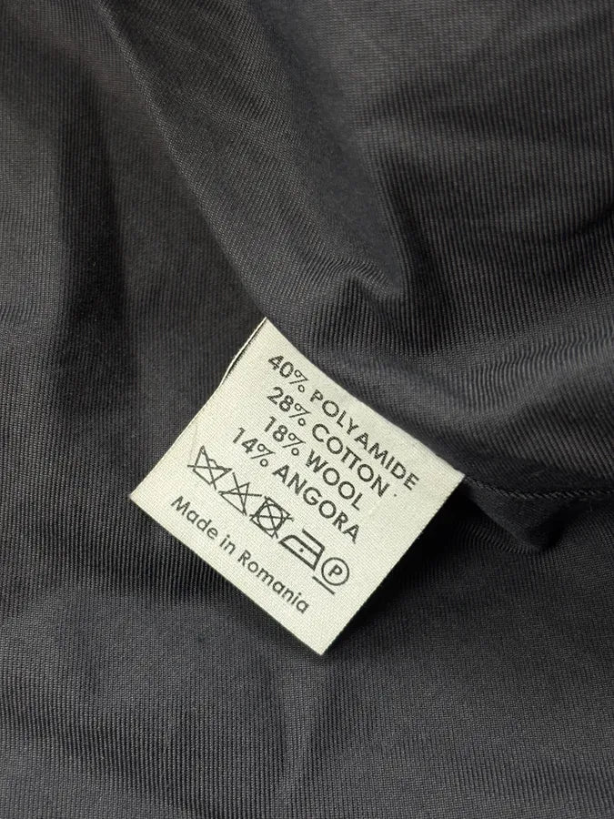 2010s Dries Van Noten Navy Cozy Asymmetrical Jacket - Image 9
