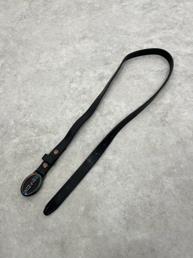 2010s Dsquared2 Black Signature Leather Belt - Image 3