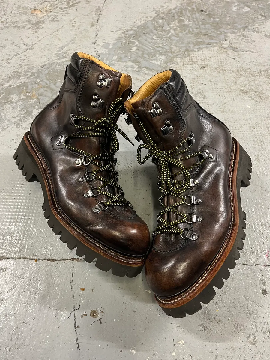 2010s Dsquared2 Brown Leather Mountain Daily Boots - Image 2