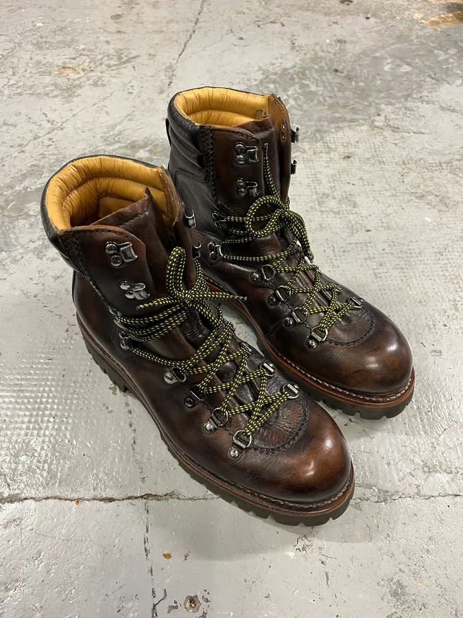 2010s Dsquared2 Brown Leather Mountain Daily Boots - Image 4