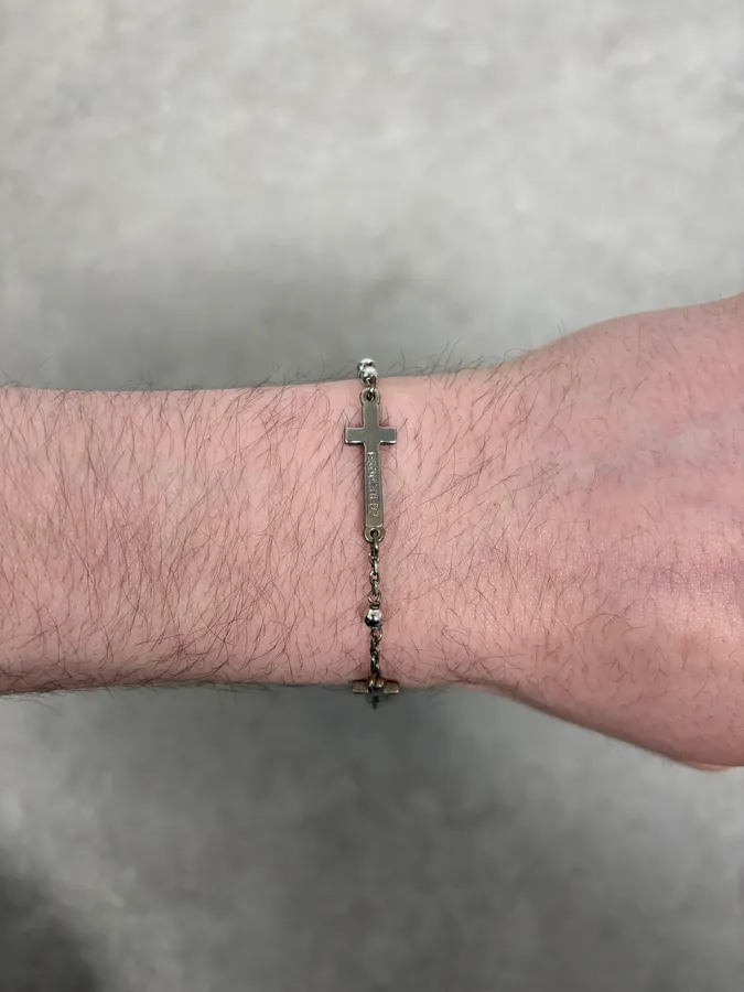 2010s Dsquared2 Double Cross Bracelet - Image 3