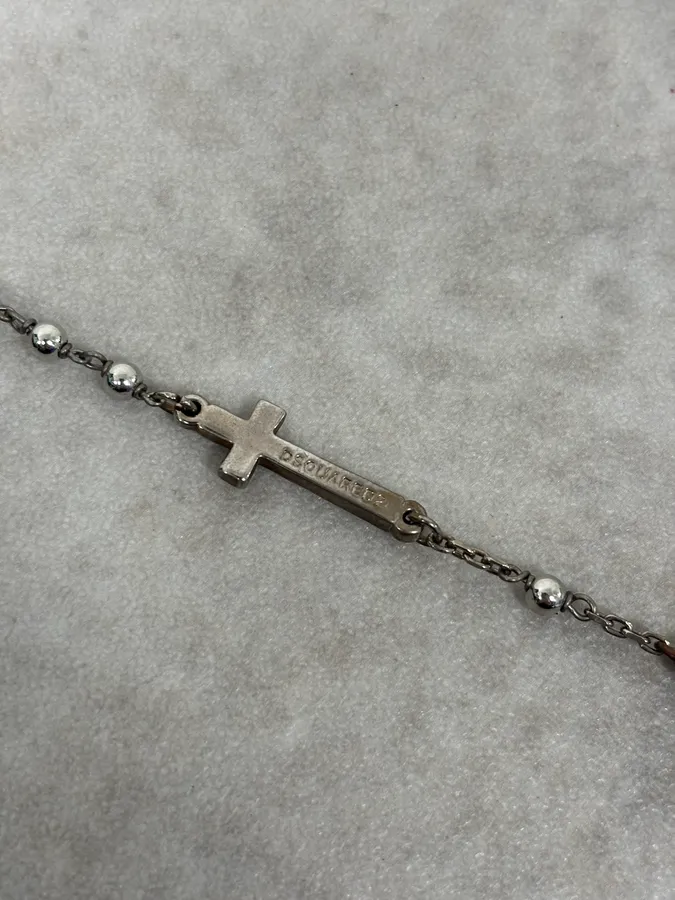 2010s Dsquared2 Double Cross Bracelet - Image 6