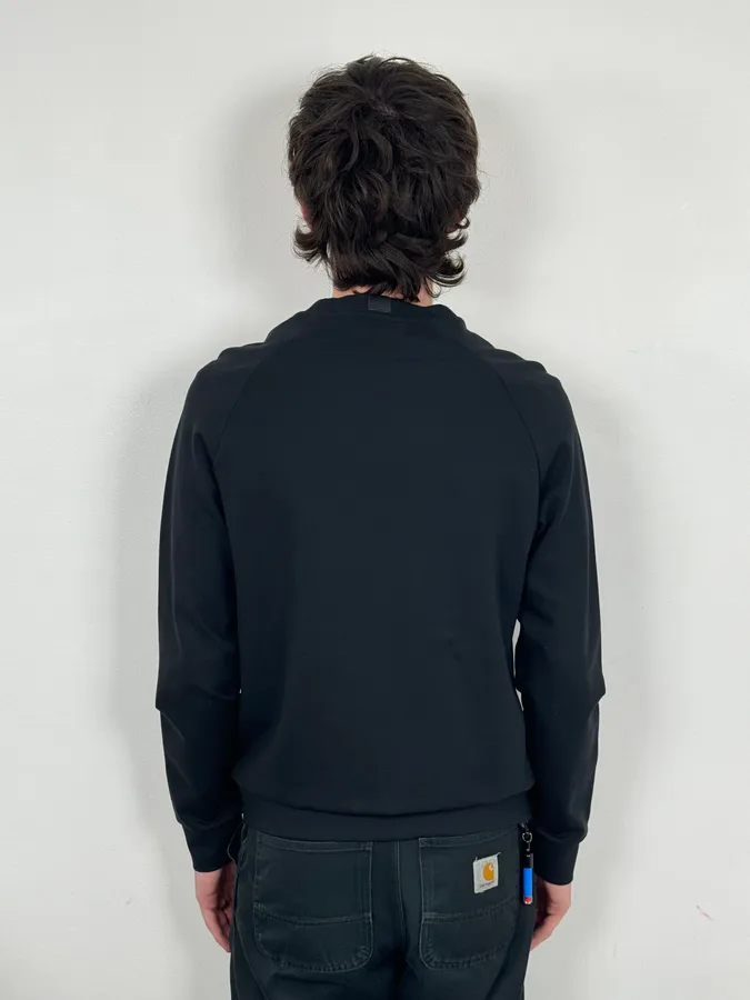 2010s Emporio Armani Black Pony Hair Sweater - Image 3