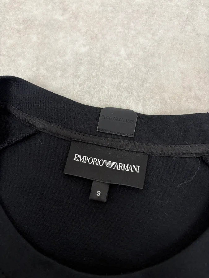 2010s Emporio Armani Black Pony Hair Sweater - Image 5