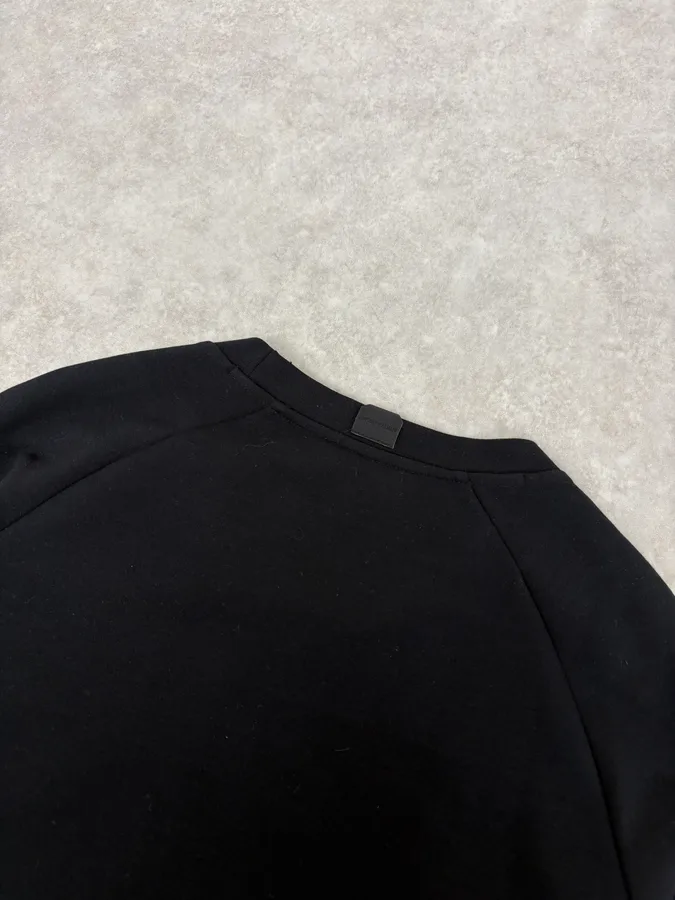 2010s Emporio Armani Black Pony Hair Sweater - Image 7
