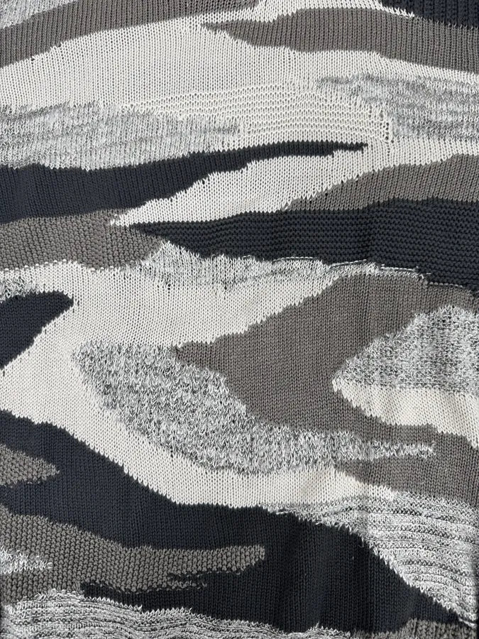 2010s Emporio Armani Camo Military Sweater - Image 7