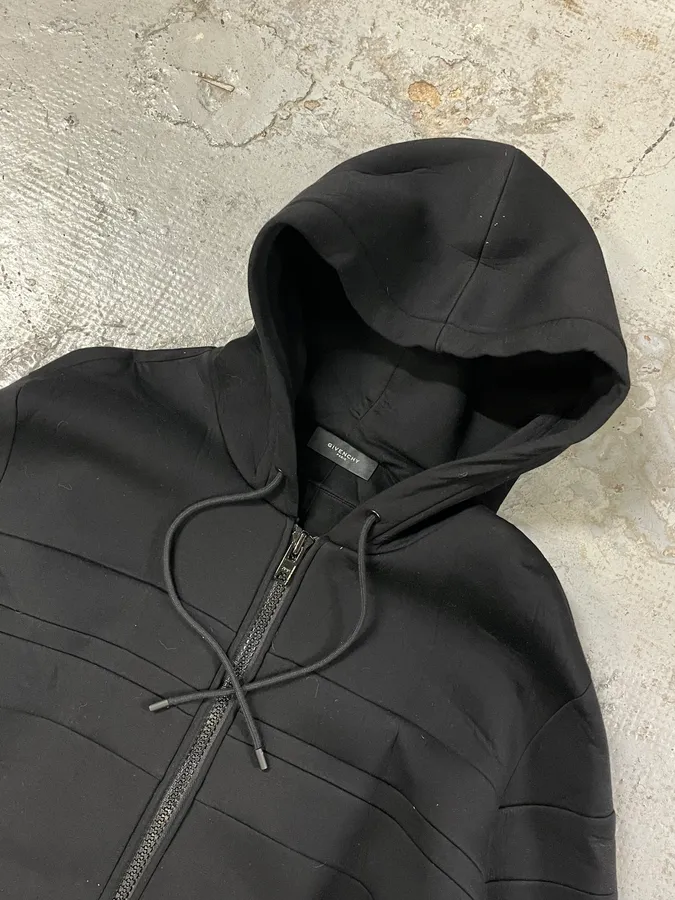 2010s Givenchy Armor Black Hoodie by Riccardo Tisci - Image 4