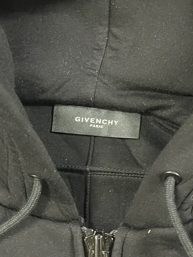2010s Givenchy Armor Black Hoodie by Riccardo Tisci - Image 7
