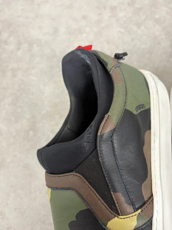 2010s Givenchy Camo Green Slip On Shoes by Riccardo Tisci - Image 5