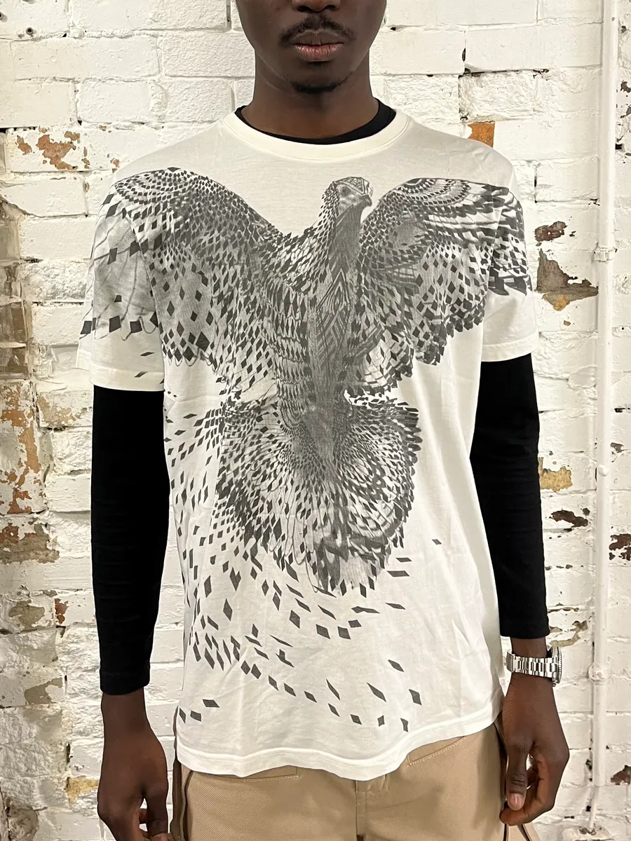 2010s Givenchy Majestic Bird White T-Shirt - Image 2