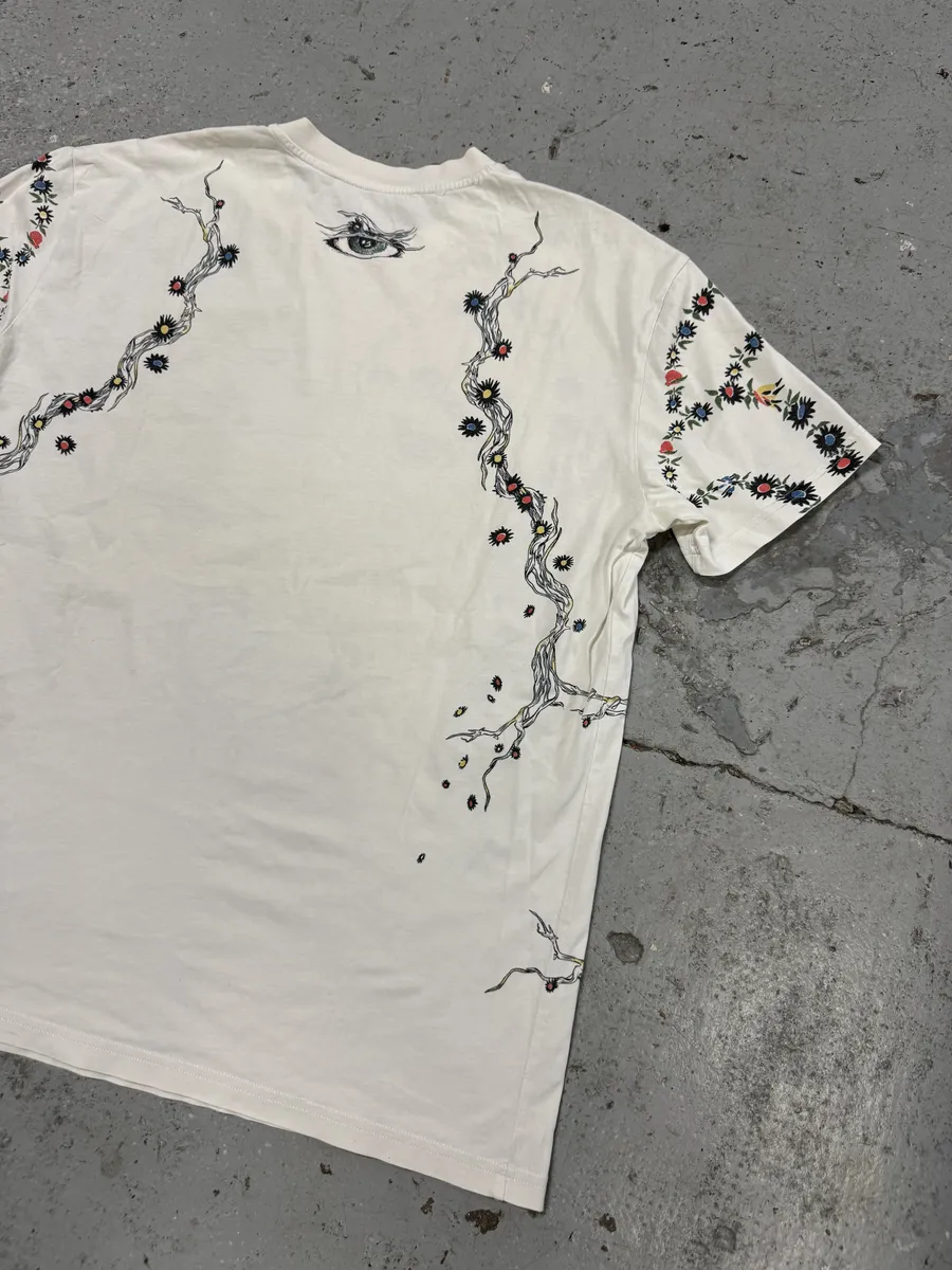 2010s Givenchy Nature Mystical Bird White T-Shirt by Riccardo Tisci - Image 6