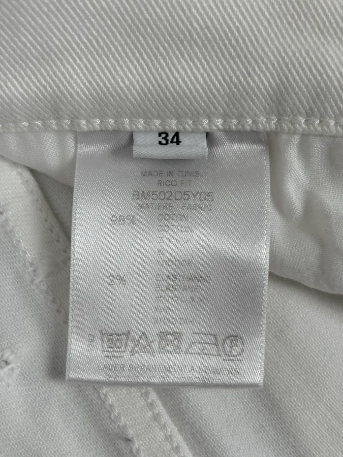 2010s Givenchy White Distressed Denim Jeans - Image 12