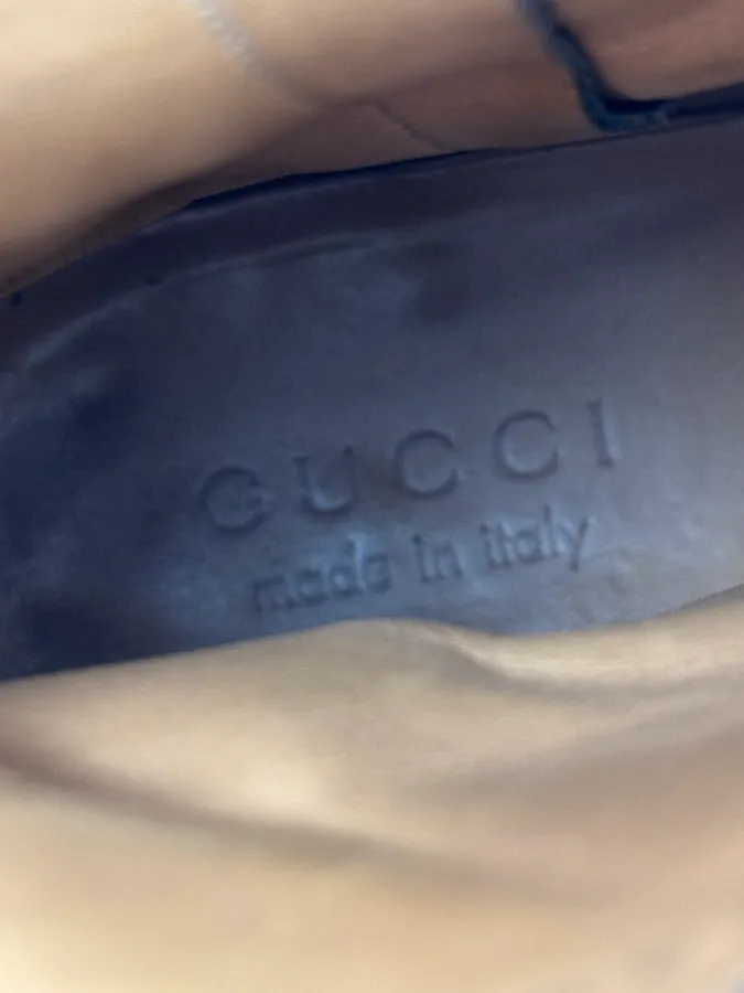 2010s Gucci Black Leather Boots - Image 9