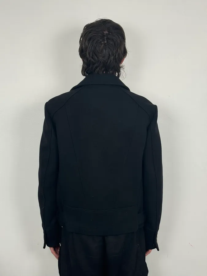 2010S Gucci Black Wool Classy Caban Officer Jacket - Image 3