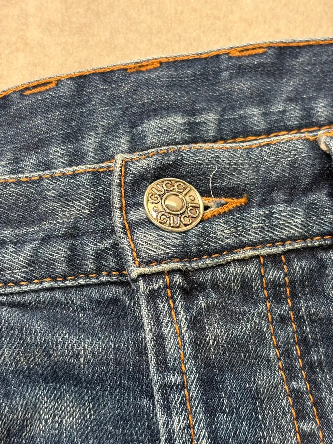 2010s Gucci Classic Slim Denim Jeans - Image 8