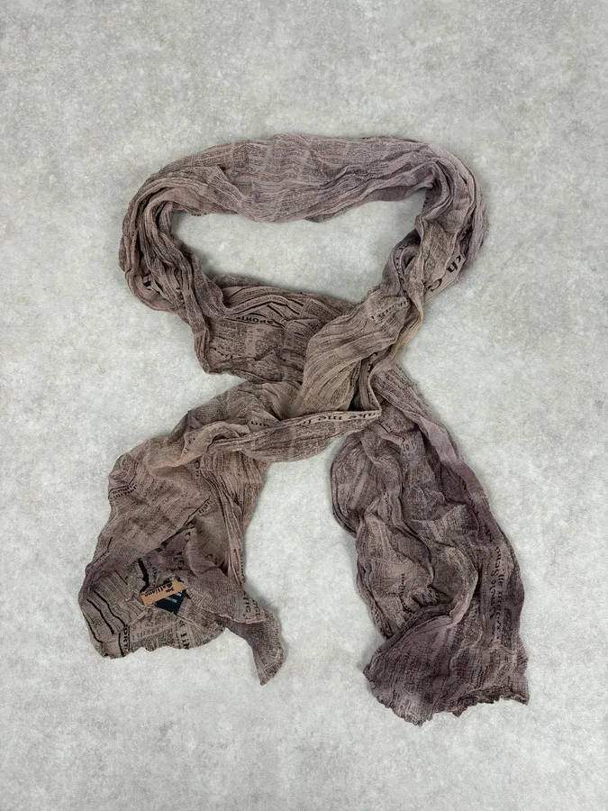 2010s John Galliano Newspapers Magazine Scarf - Image 6