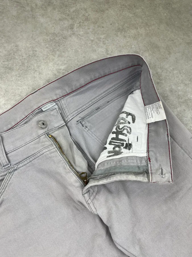 2010s Marithé + François Girbaud Light Grey Pants - Image 10