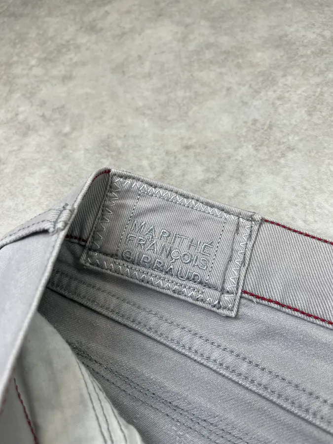 2010s Marithé + François Girbaud Light Grey Pants - Image 12