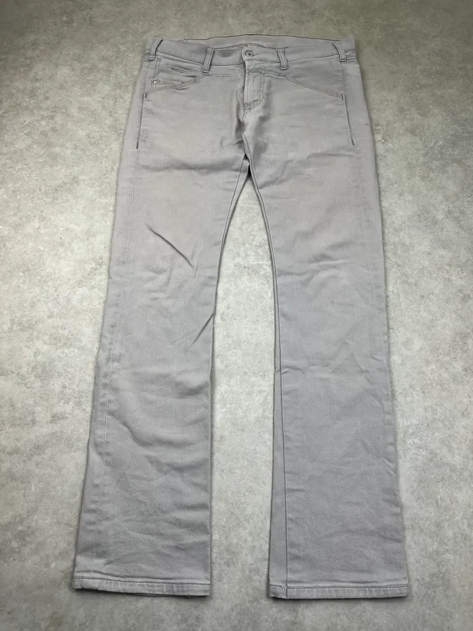 2010s Marithé + François Girbaud Light Grey Pants - Image 5