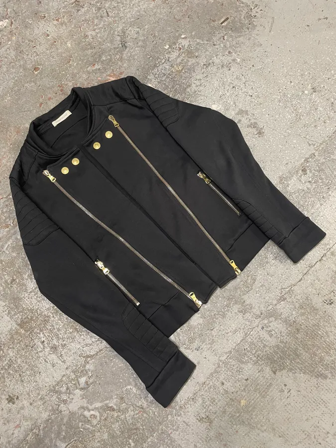 2010s Pierre Balmain Dark Horpist Multi Zips Sweater - Image 5