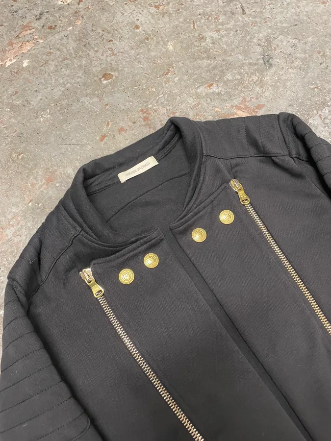 2010s Pierre Balmain Dark Horpist Multi Zips Sweater - Image 6