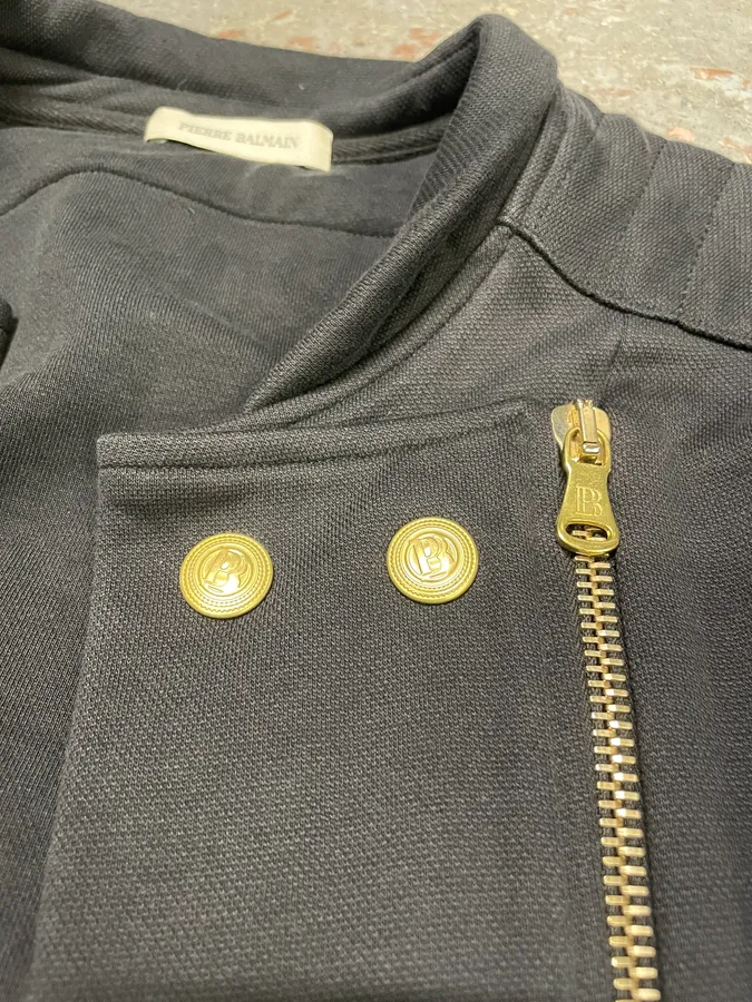 2010s Pierre Balmain Dark Horpist Multi Zips Sweater - Image 8