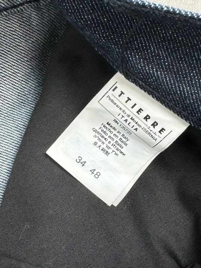 2010s Pierre Balmain Navy Brut Slim Denim Jeans - Image 11
