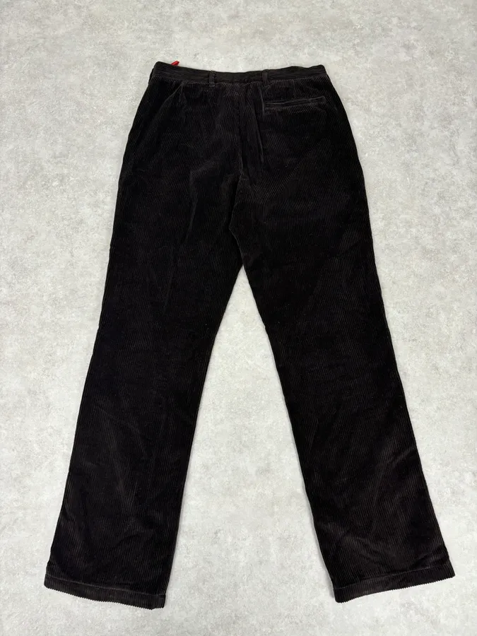 2010s Prada Dark Brown Cozy Velvet Pants - Image 7